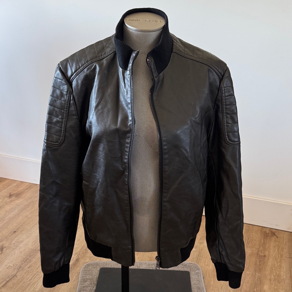 Forever 21 Black Bomber Jacket